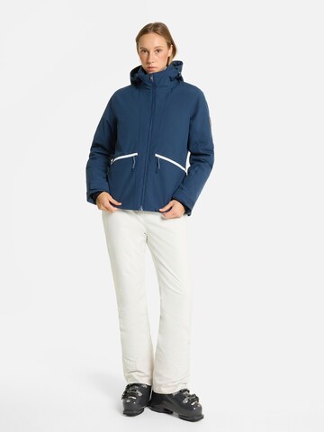 ZIENER Slim fit Outdoor Pants 'TILLA' in White