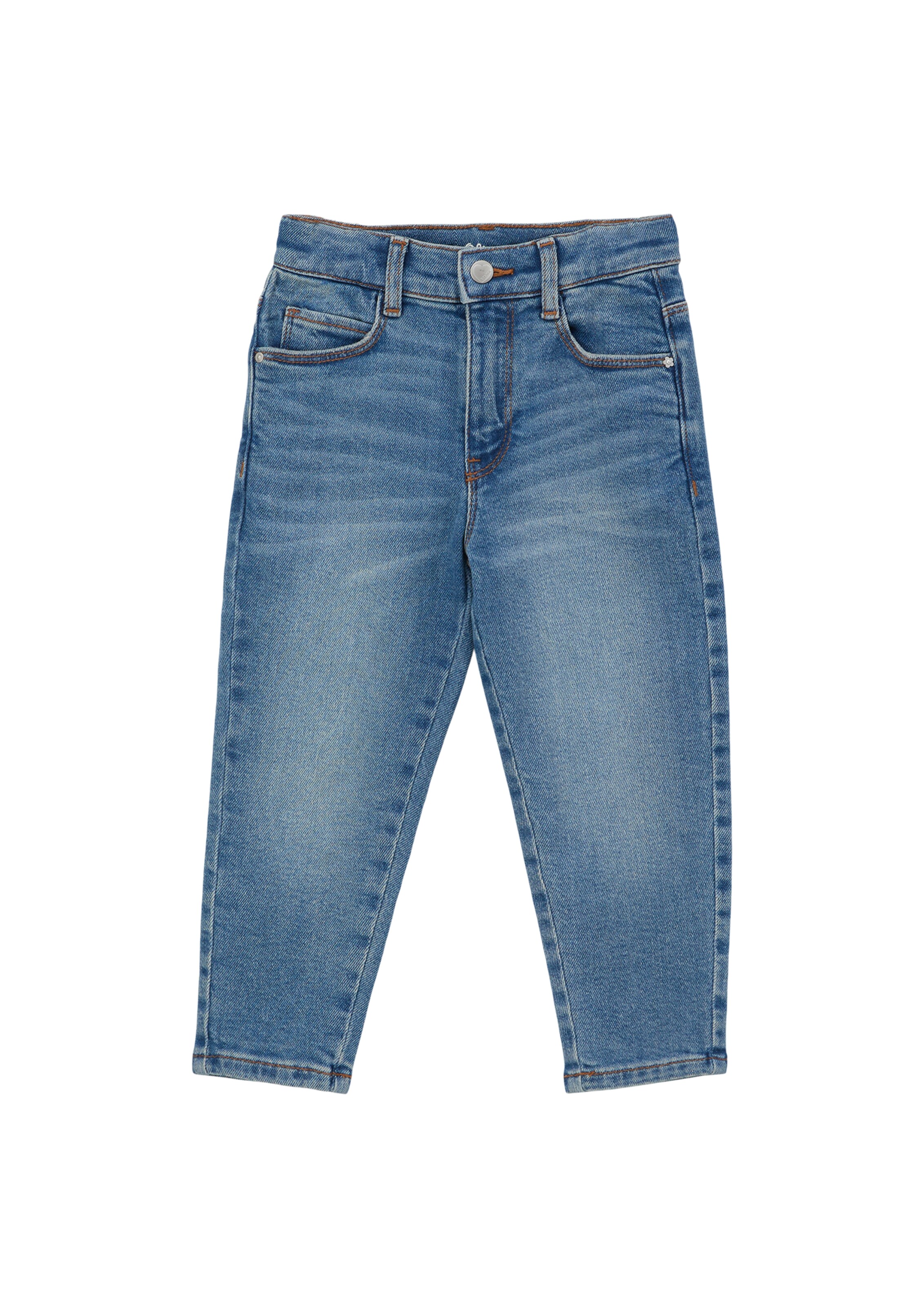 s.Oliver Tapered Jeans in Blauw: voorkant
