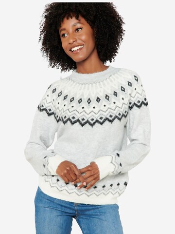 LolaLiza Sweater in Grey: front