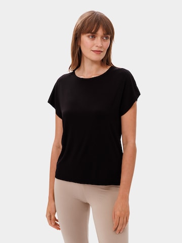 Les Lunes Shirt 'MOLLY' in Zwart: voorkant