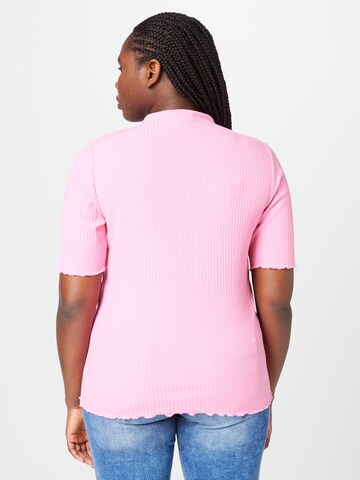 ONLY Carmakoma Shirt 'ALLY' in Pink