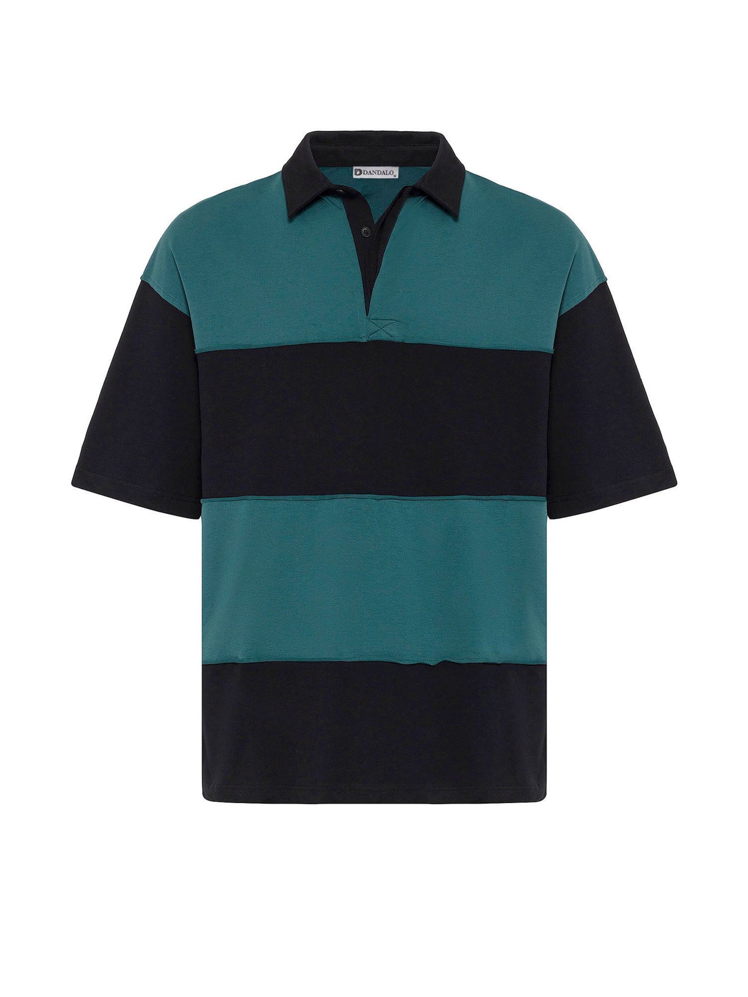 Dandalo Μπλουζάκι σε σμαραγδί / μαύρο, Άποψη προϊόντος