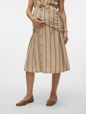 MAMALICIOUS Skirt 'MILA' in Beige