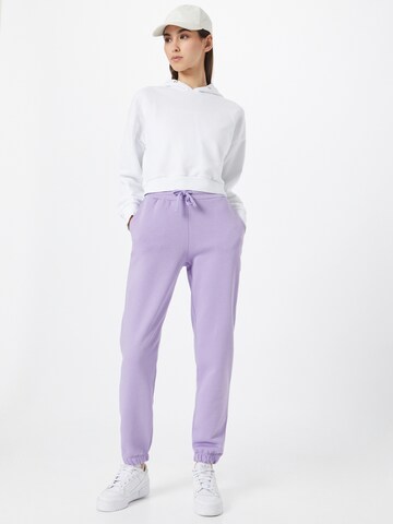 b.young Zwężany krój Spodnie w kolorze fioletowy