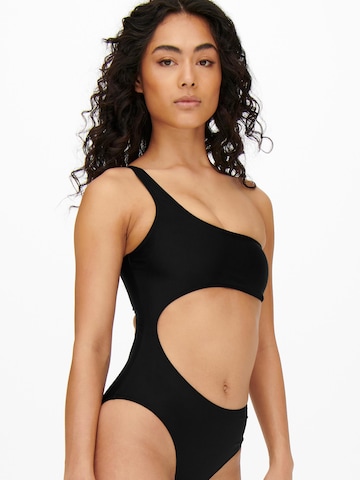 ONLYBustier Jednodijelni kupaći kostim - crna boja