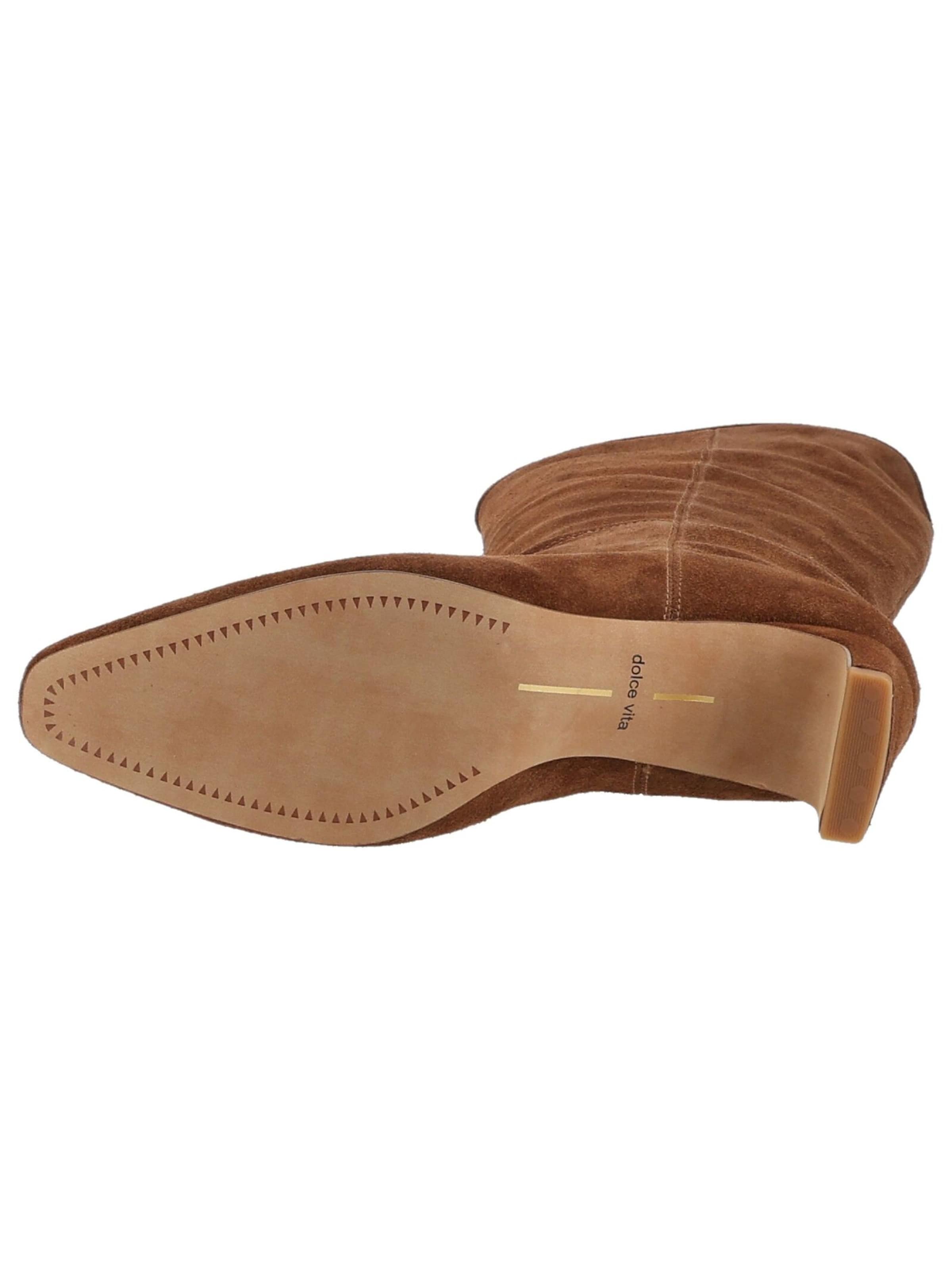 Bottes Dolce Vita en marron : en bas