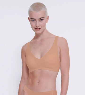 Invisible Soutien-gorge 'ZERO Feel 2.0' SLOGGI en marron : devant