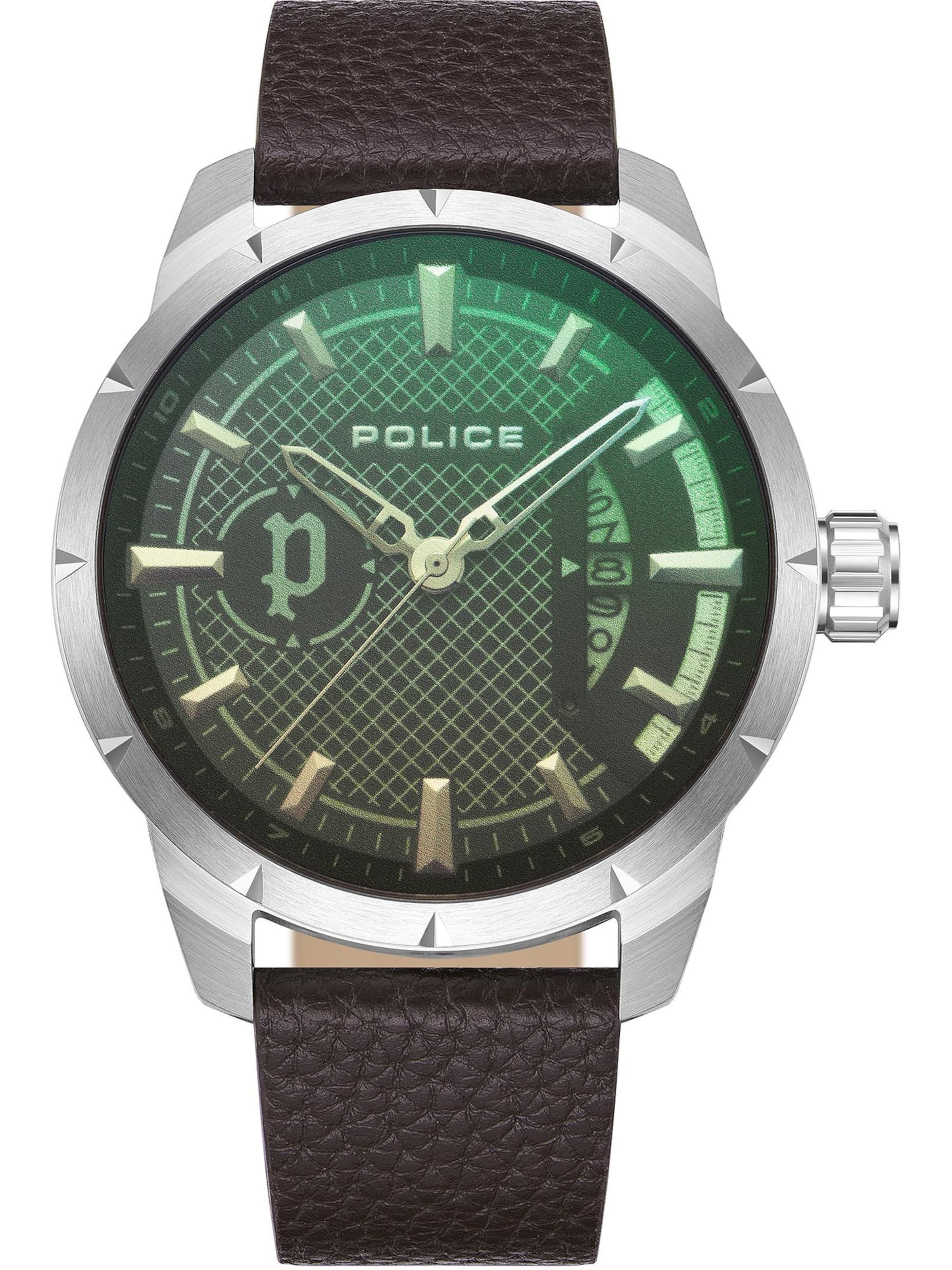 POLICE Analog watch 'NEIST' in Brown: front