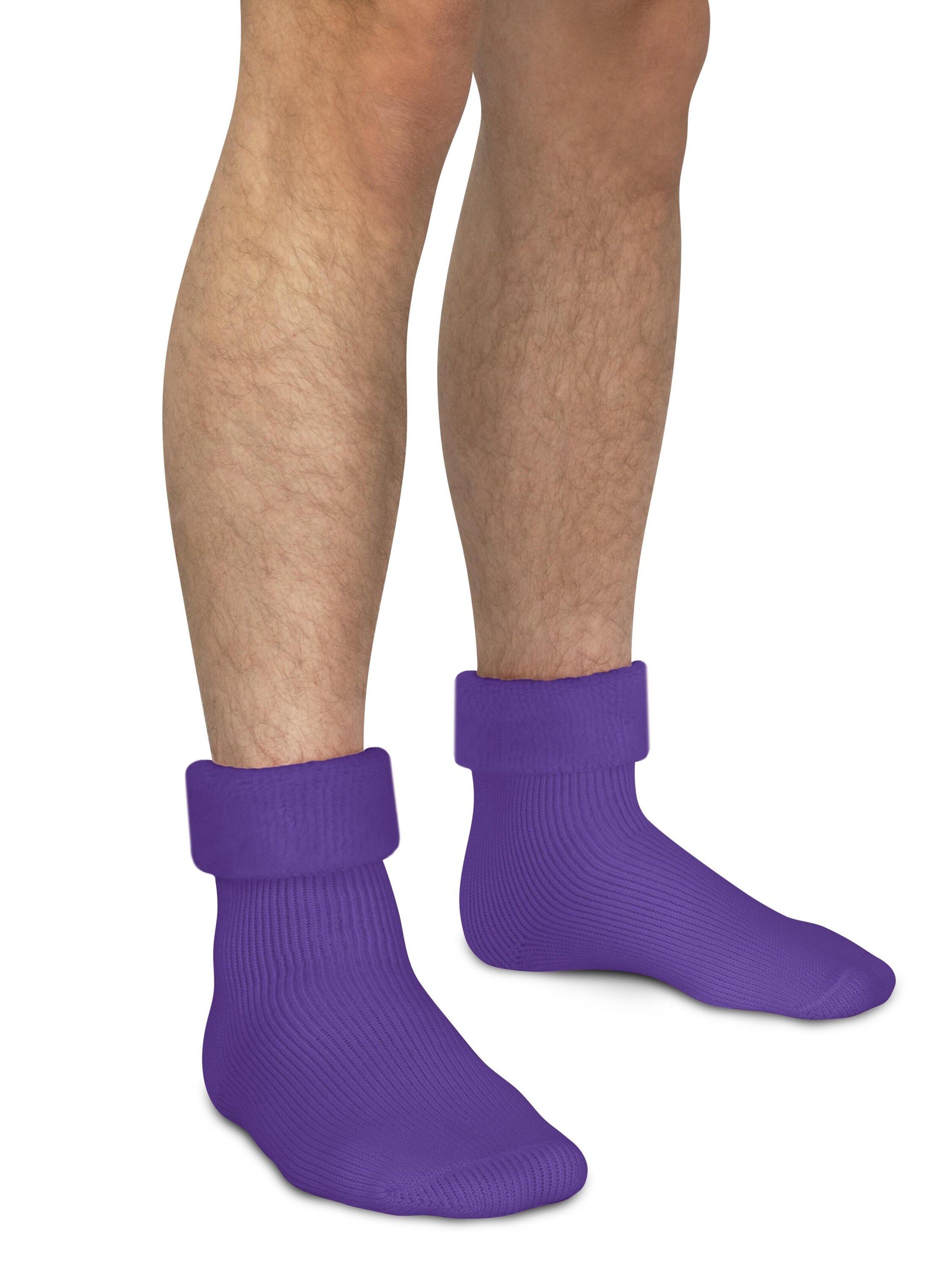 Polar Husky Socks ' Extrem Hot ' in Purple: front