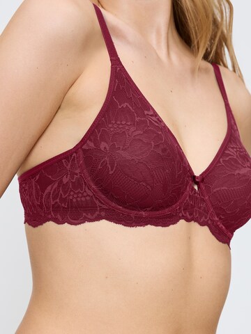 TRIUMPH T-shirt BH ' Amourette Charm ' in Rood