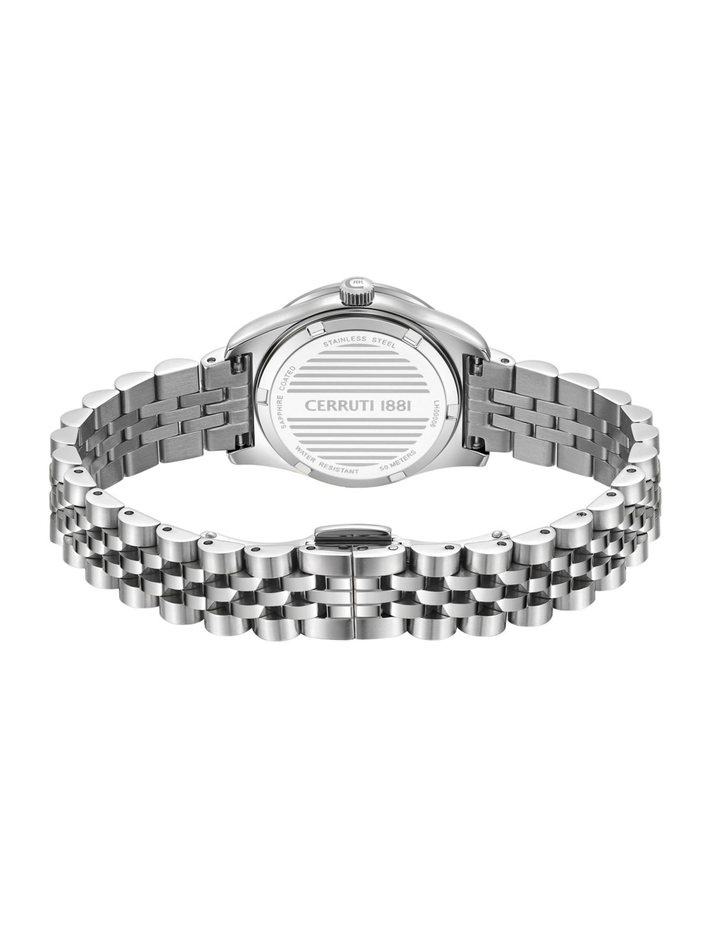 CERRUTI 1881 Analog watch 'Date watch Cerruti Watch Baccio' in Silver