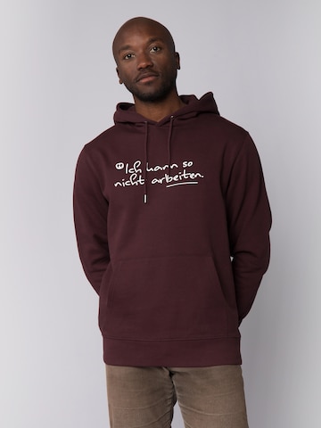 Watapparel Sweatshirt in Rood: voorkant