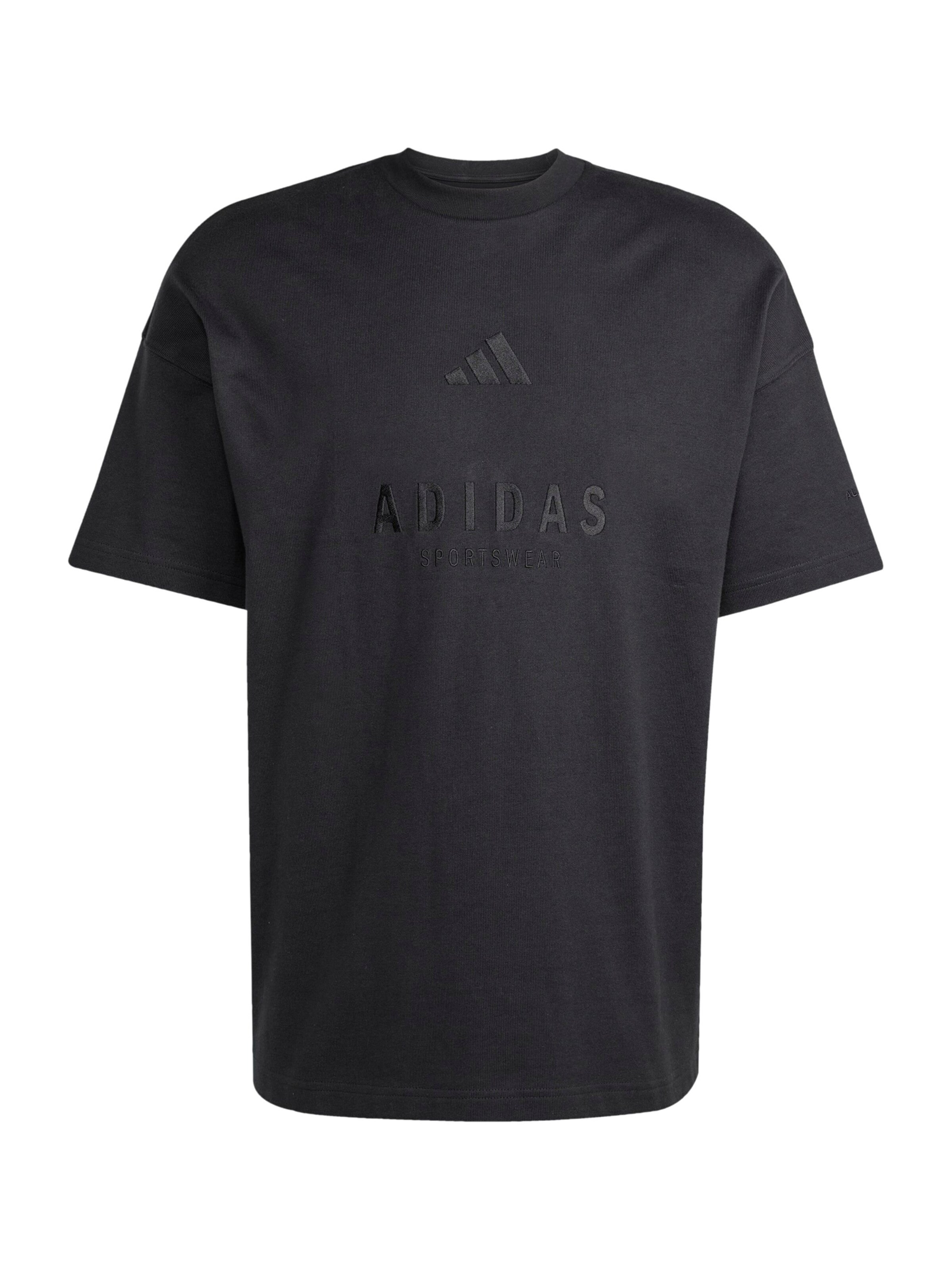 juoda ADIDAS SPORTSWEAR Sportiniai marškinėliai 'A SZN': priekis