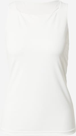 CURARE Yogawear - Top desportivo 'Yana' em branco: frente