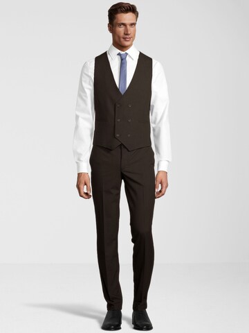 Steffen Klein Slim fit Suit 'Slim fit' in Brown