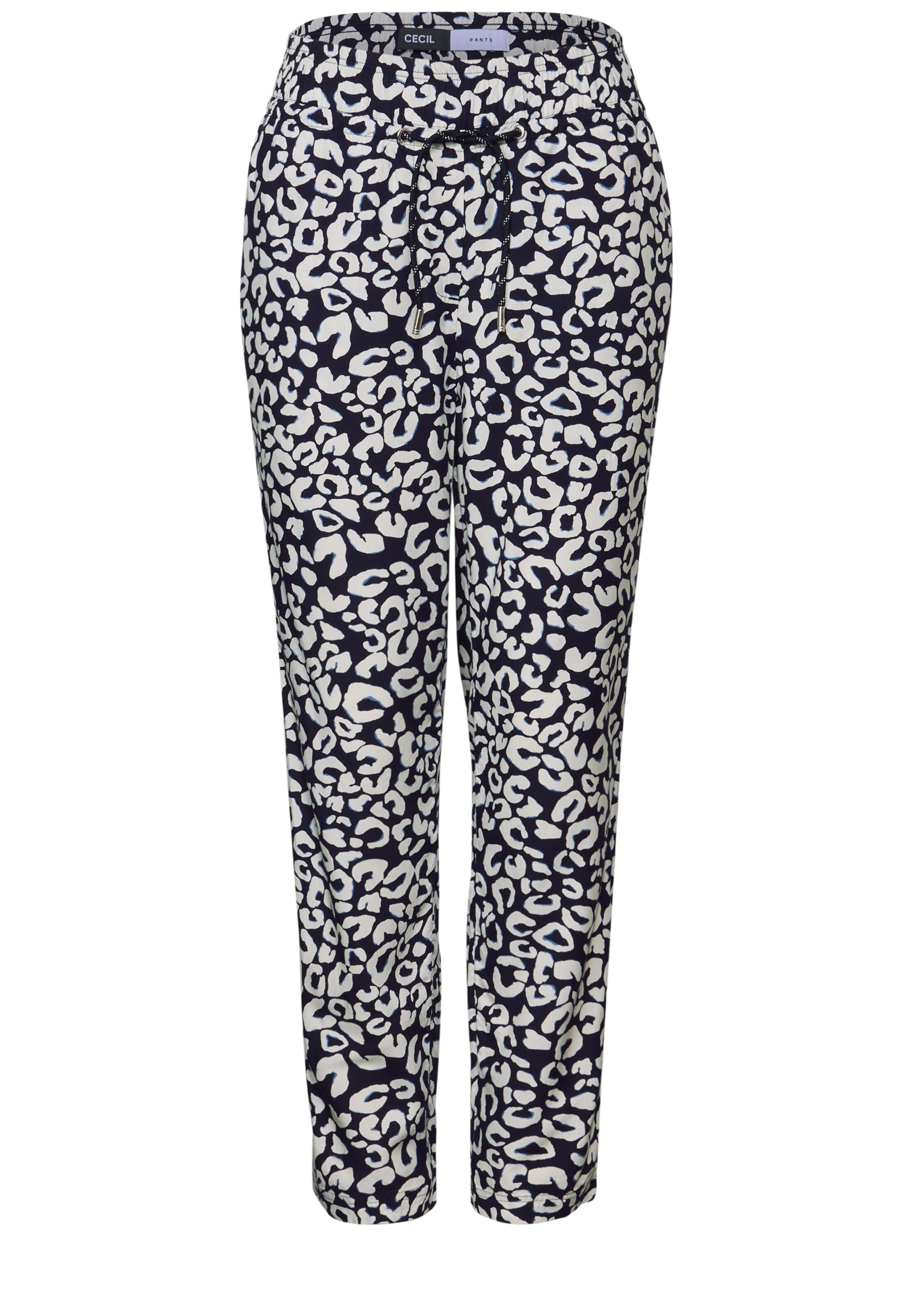 CECIL Loose fit Pants in Blue: front