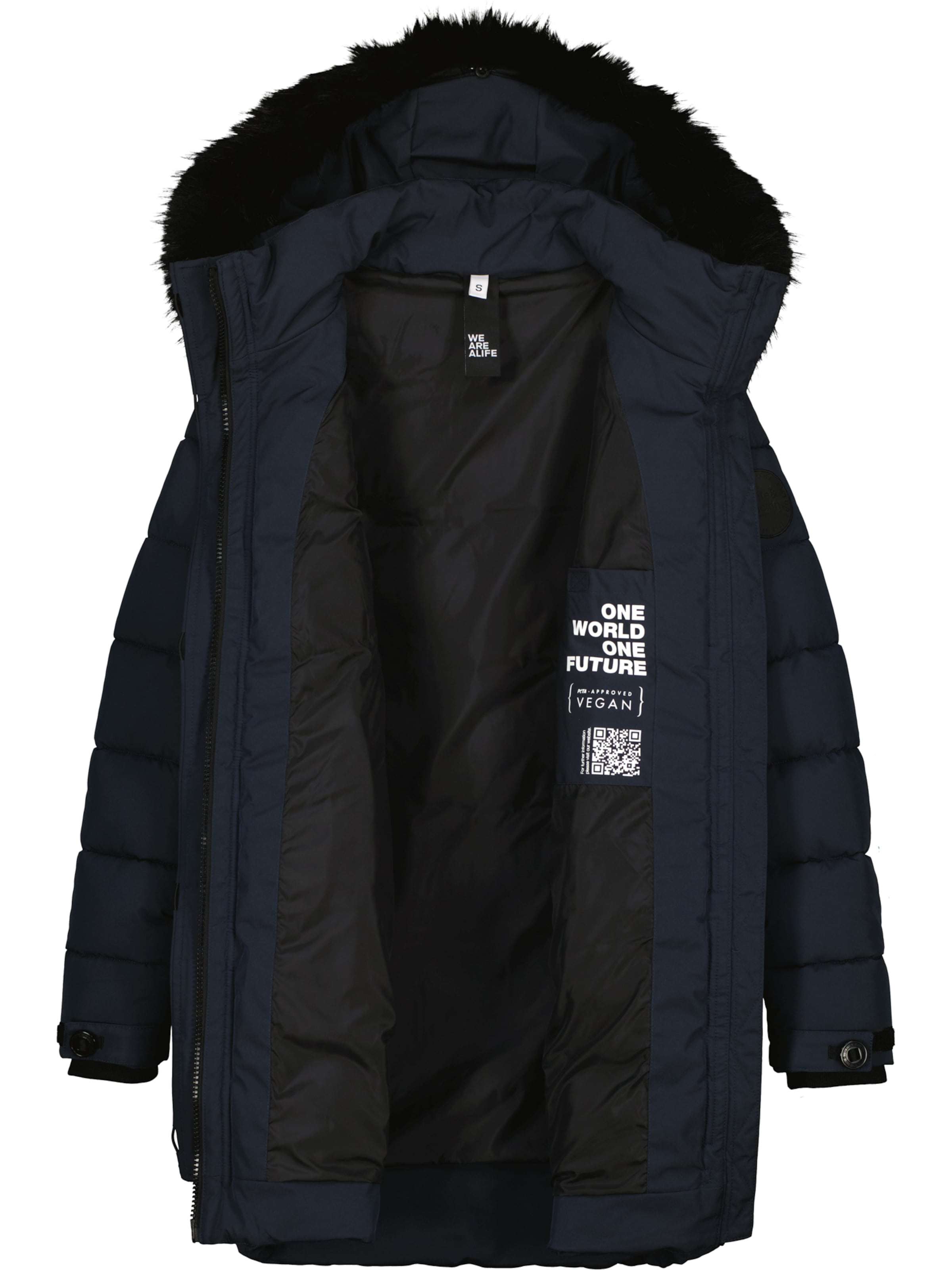 alife & kickin Mantel 'Amalia' in Blau