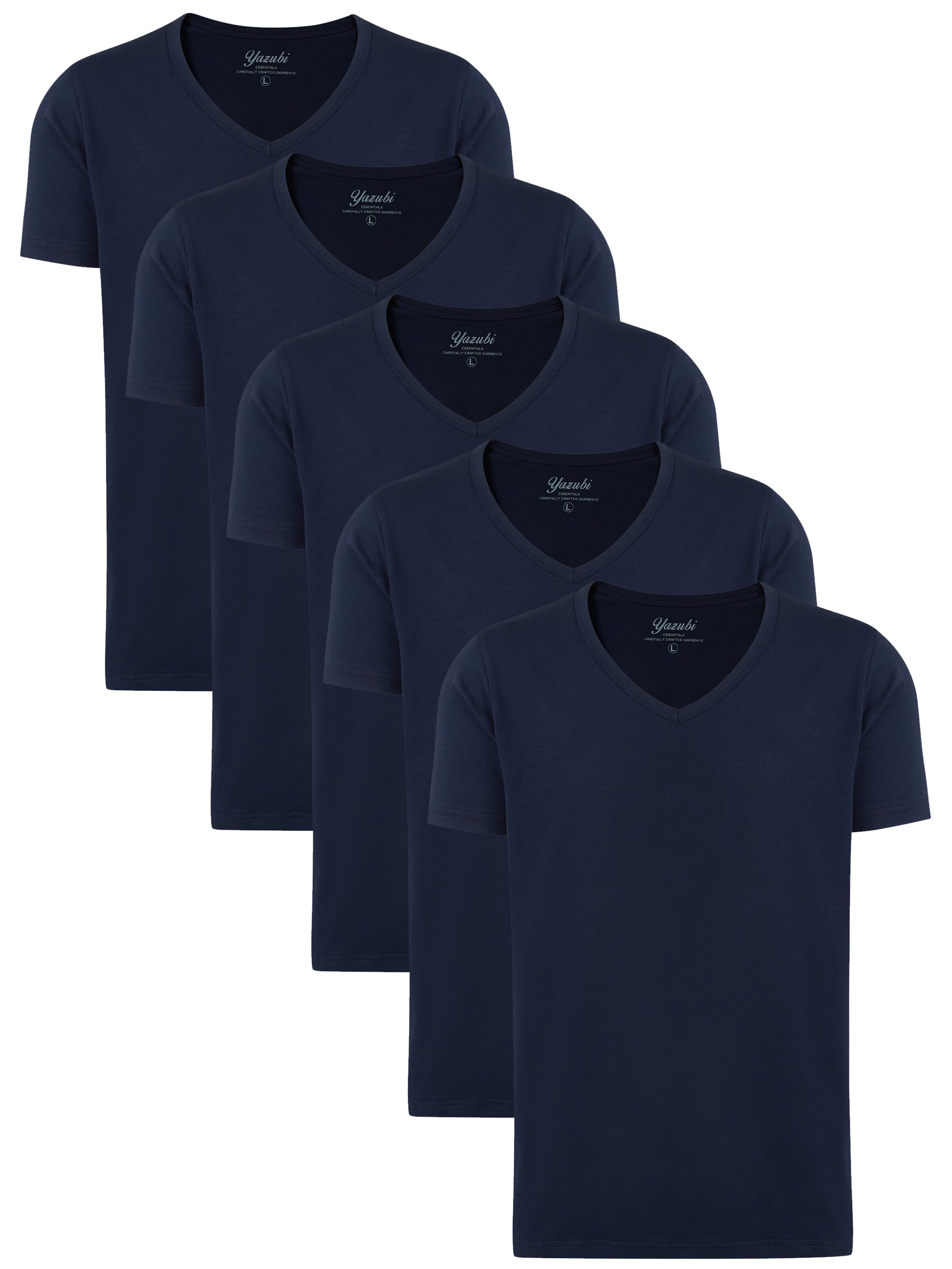 yazubi Shirt 'Mythic V' in Blue: front