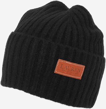 Lauren Ralph Lauren Beanie in Black: front