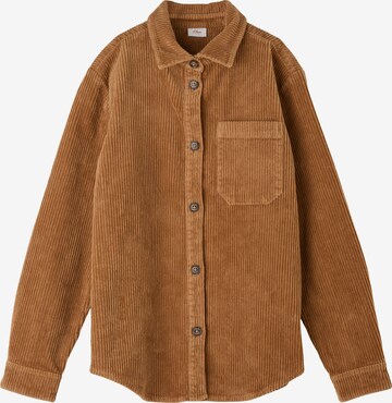 s.Oliver Regular fit Button Up Shirt in Brown: front