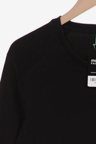 UNITED COLORS OF BENETTON Sweatshirt & Zip-Up Hoodie in M in Black