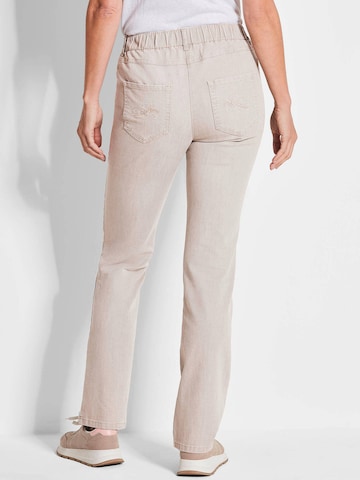 Goldner Regular Jeans 'LOUISA' in Beige