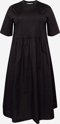 melns Selected Femme Curve Kleita 'SAGA': no priekšpuses