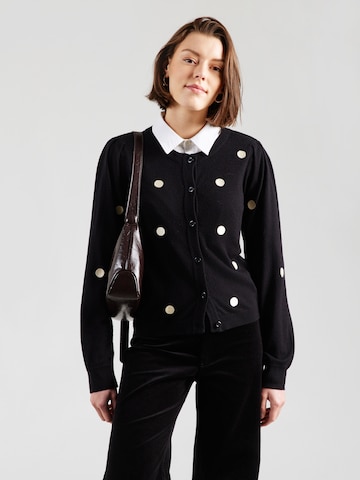 OBJECT Knit Cardigan 'OBJTHESS' in Black: front