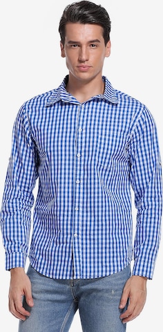 Yesfashion Hemd in Blau: Vorderseite