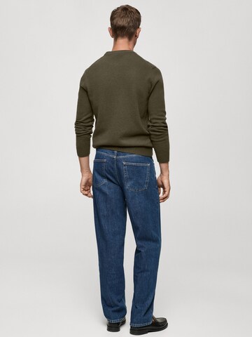 MANGO MAN Trui 'Lotus' in Groen