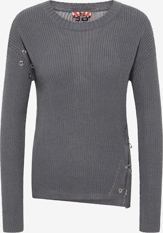 Pull-over myMo ROCKS en gris : devant