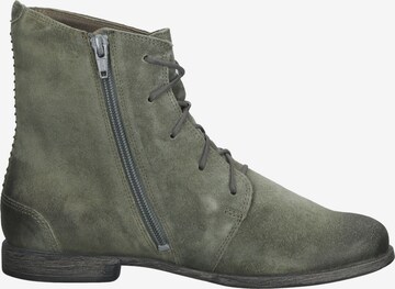 THINK! Lace-Up Ankle Boots in Green