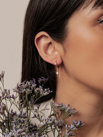 Boucles d'oreilles 'Twinkle Blossom' Hey Happiness en or