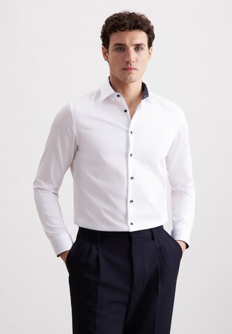Coupe regular Chemise business SEIDENSTICKER en blanc : devant