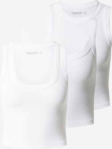 Abercrombie & Fitch Top - fehér: elől