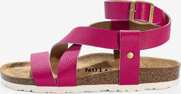 rožinė Bayton Sandalai: priekis