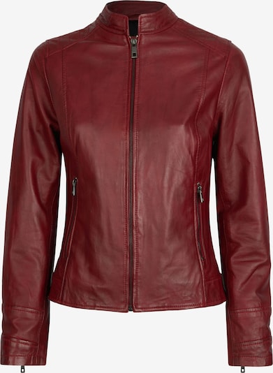 bugatti Lederjacke BULady-122 in dunkelrot, Produktansicht