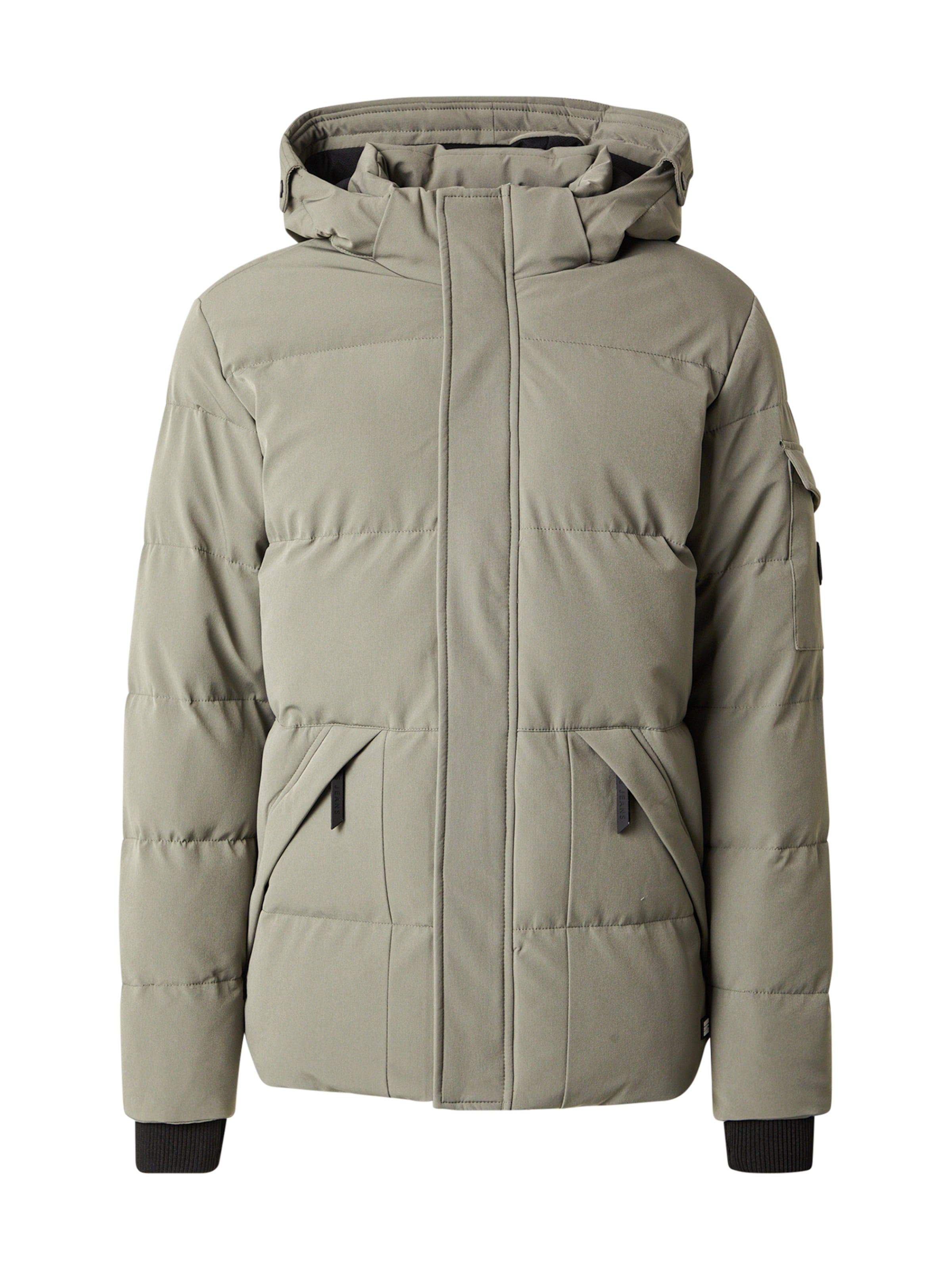 Cars Jeans Vinterjakke 'Camden' i grå: forside