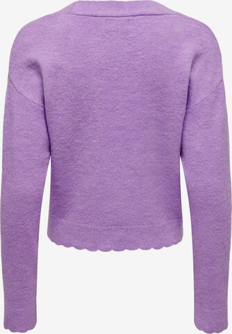 Cardigan 'ROSITTA' ONLY en violet