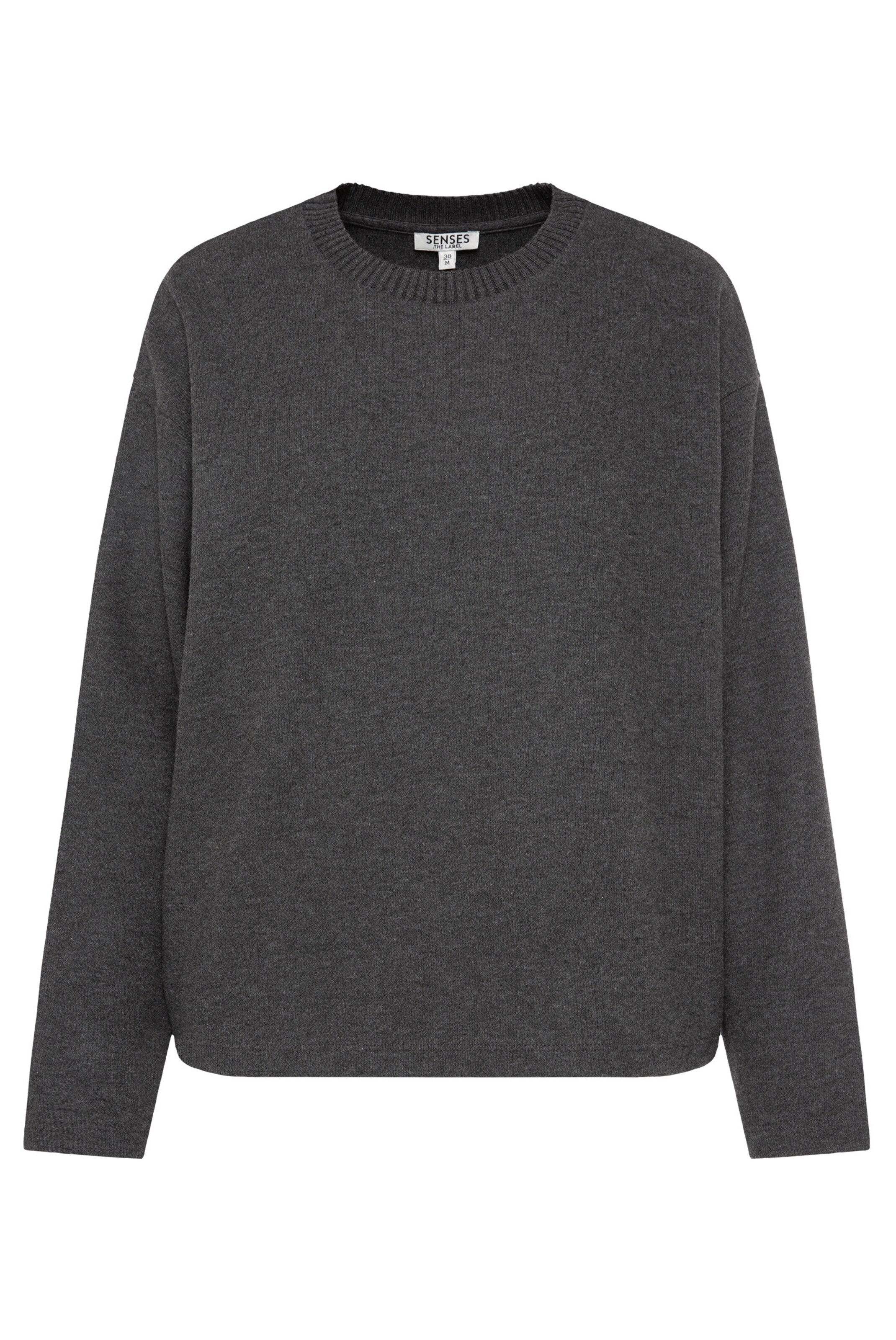 SENSES.THE LABEL Sweatshirt in Grey: front
