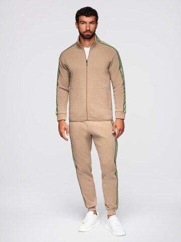 Ombre Joggingpak in Bruin: voorkant