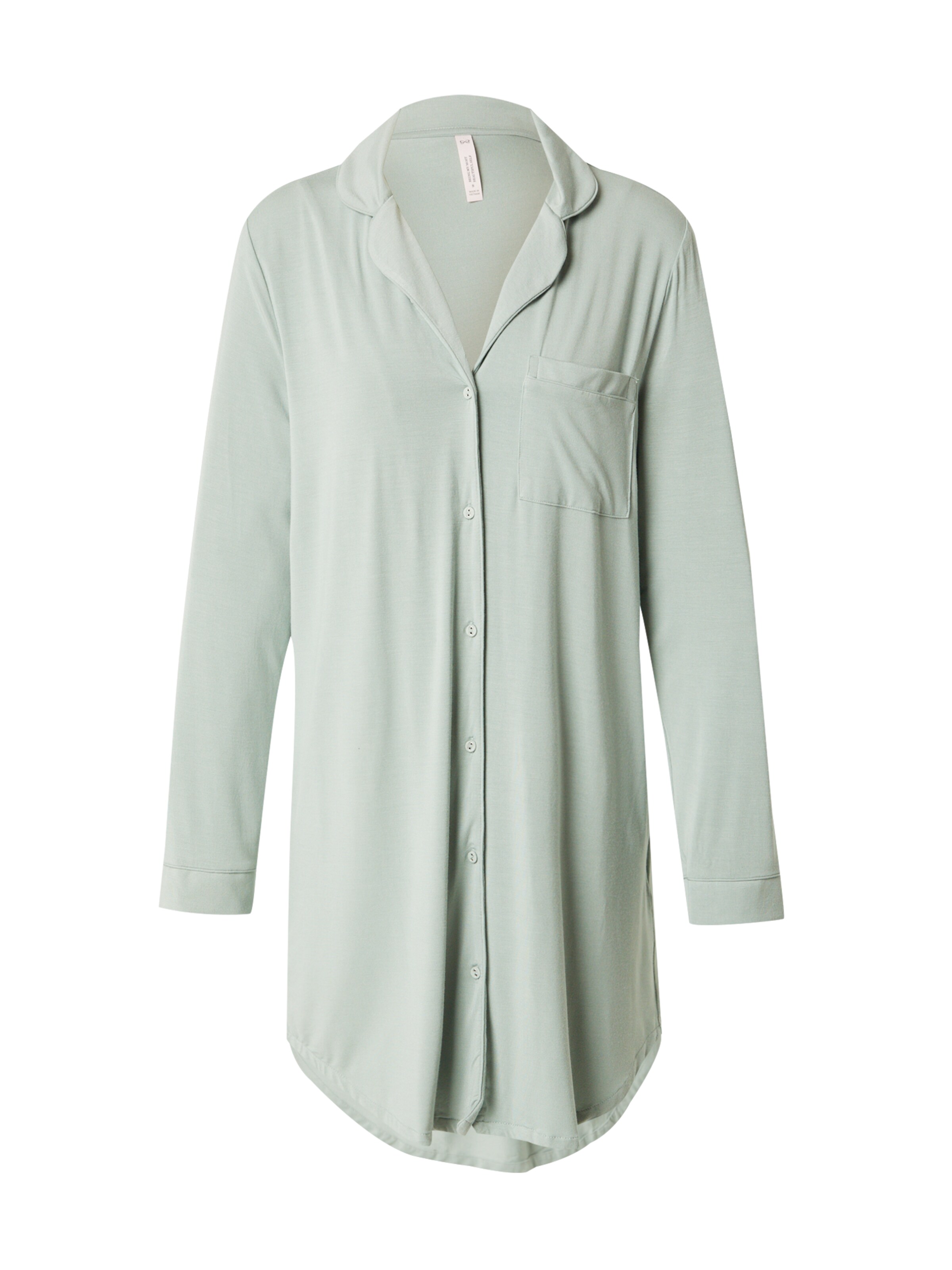 Hunkemöller Pidžaamasärk 'Essential', värv roheline: eest vaates