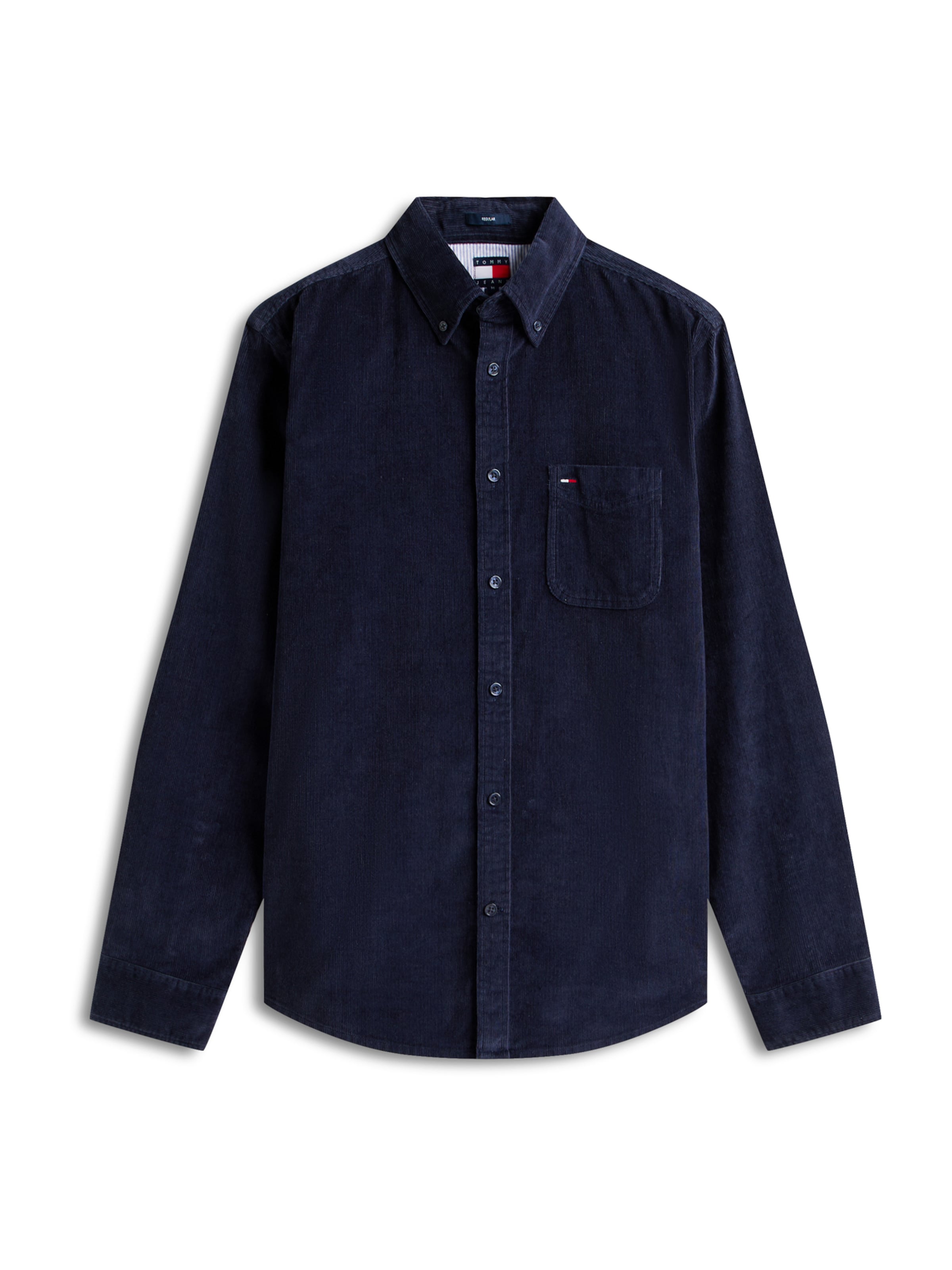 Tommy Jeans Regular fit Skjorta i blå: framsida