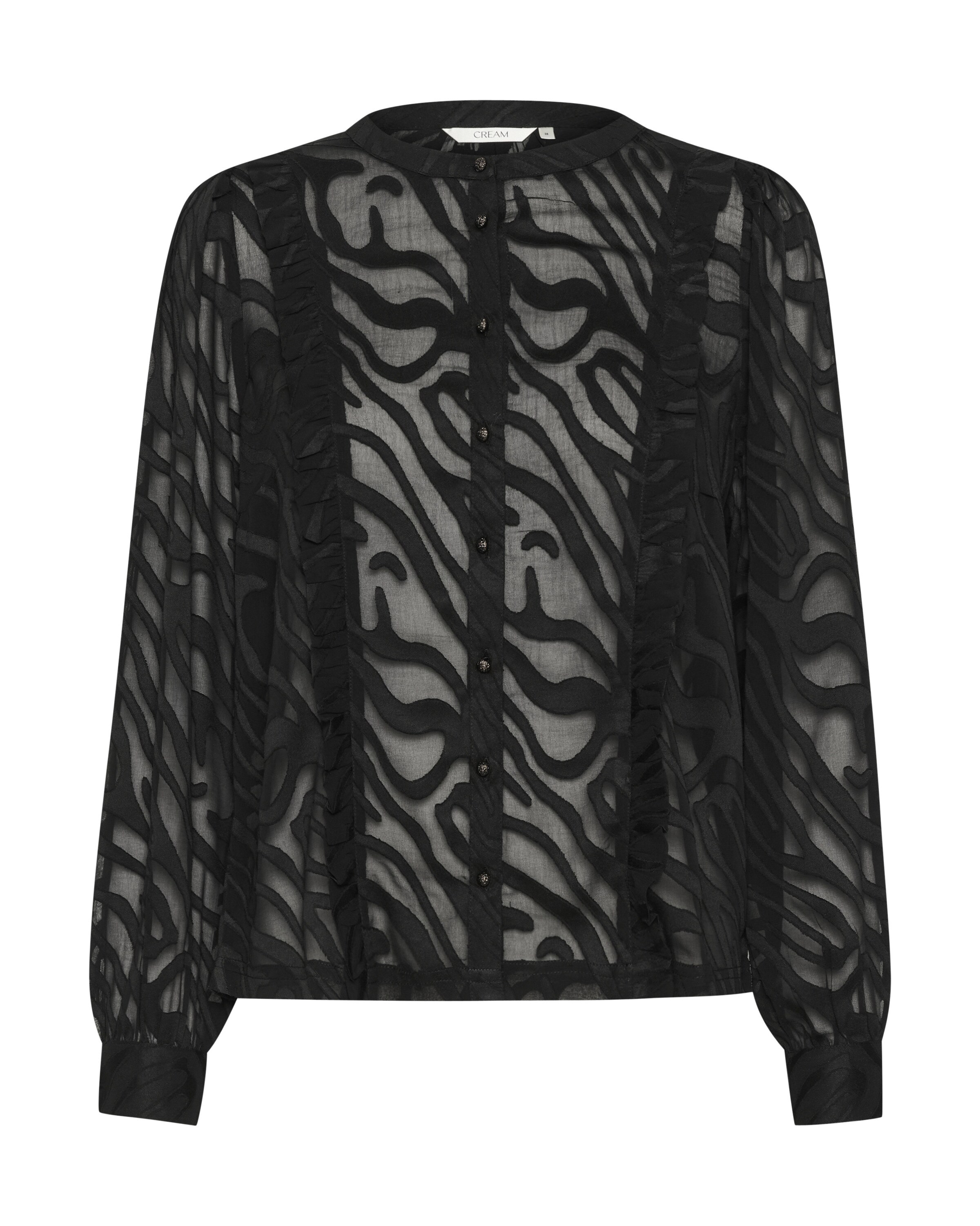 Cream Bluse 'Yana ' in Schwarz: Vorderseite