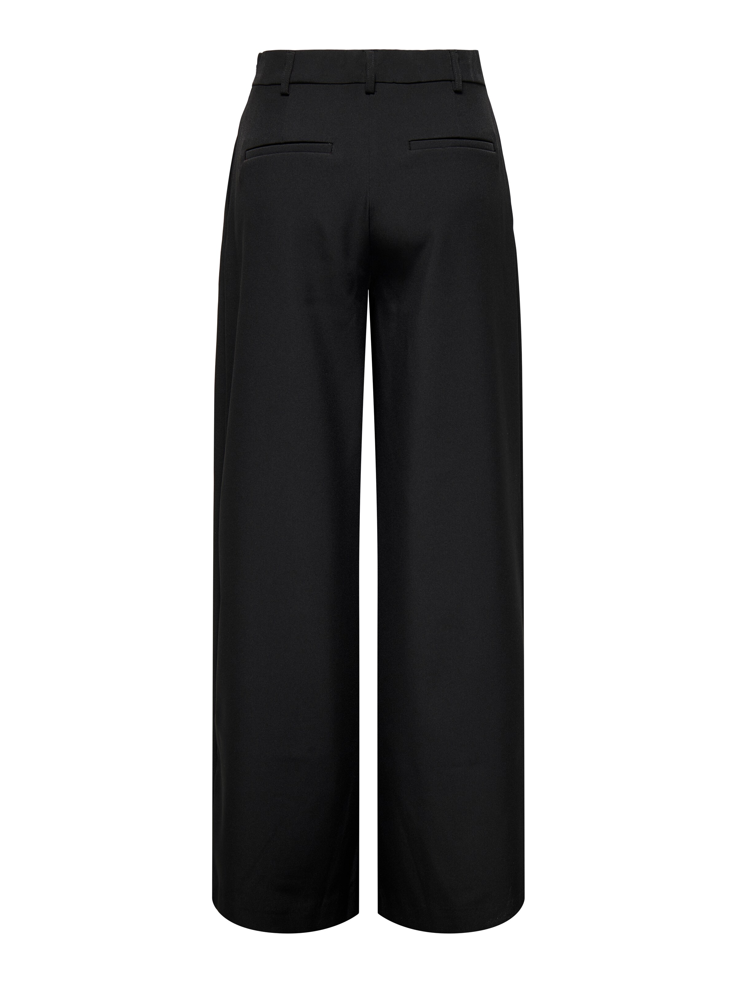 ONLY - Pierna ancha Pantalón plisado en negro