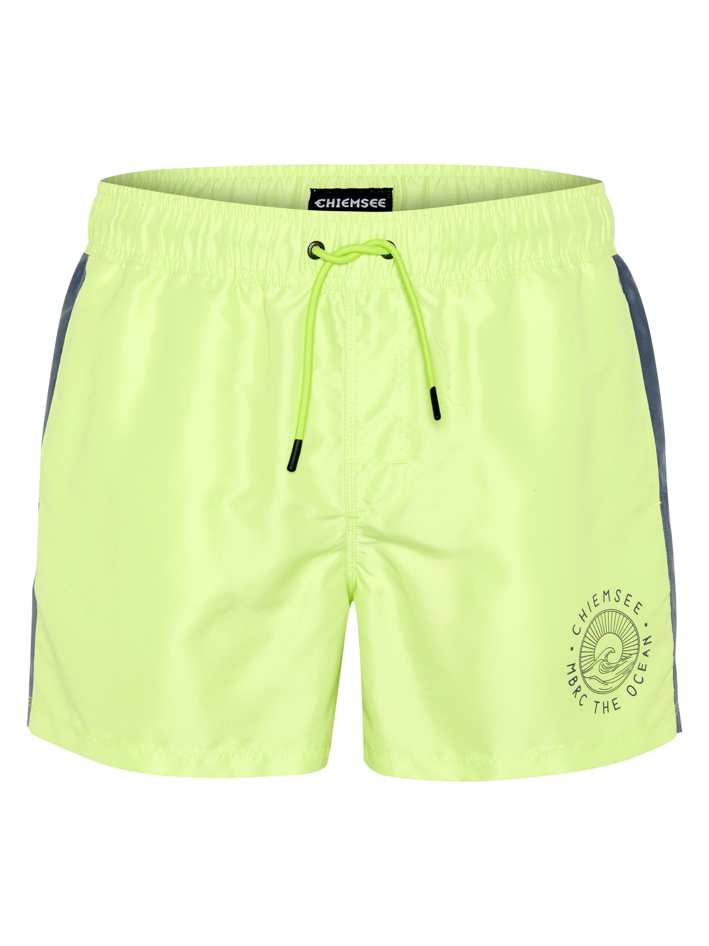 CHIEMSEE Board Shorts 'MBRC THE OCEAN' in Green: front