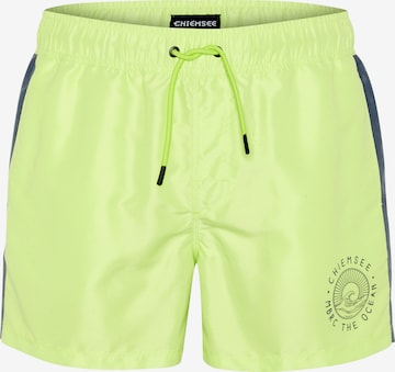 CHIEMSEE Board Shorts 'MBRC THE OCEAN' in Green: front