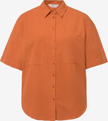 Studio Untold Blouse in Orange: front