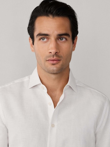 Hackett London Regular fit Overhemd in Wit