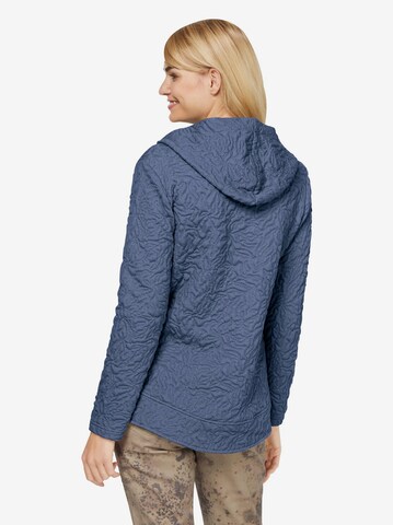 Linea Tesini by heine Zip-Up Hoodie in Blue